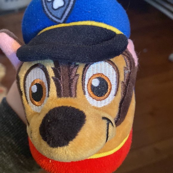 Paw Patrol Size 5-6 Toddler Chase Character Slippers - Picture 2 of 3
